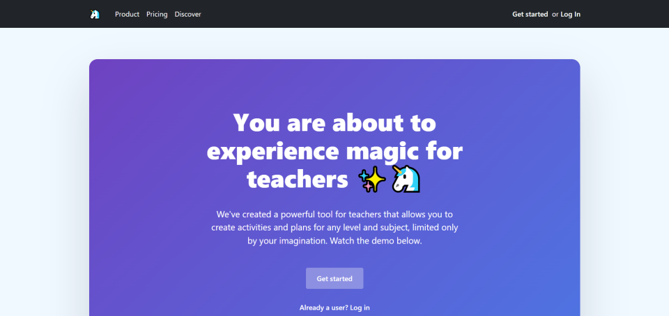 Teacherbot Home Page