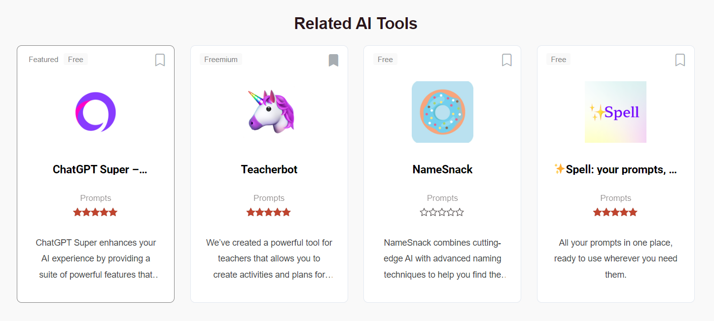 Related AI Tools